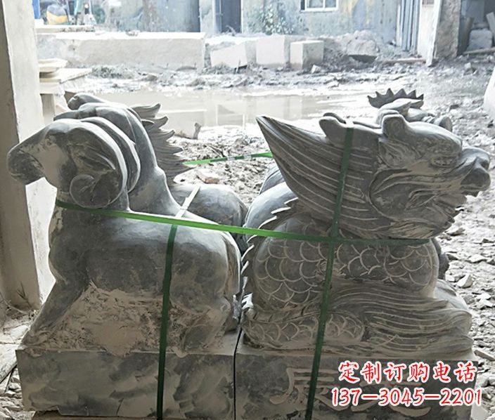 江西12生肖公园动物石雕