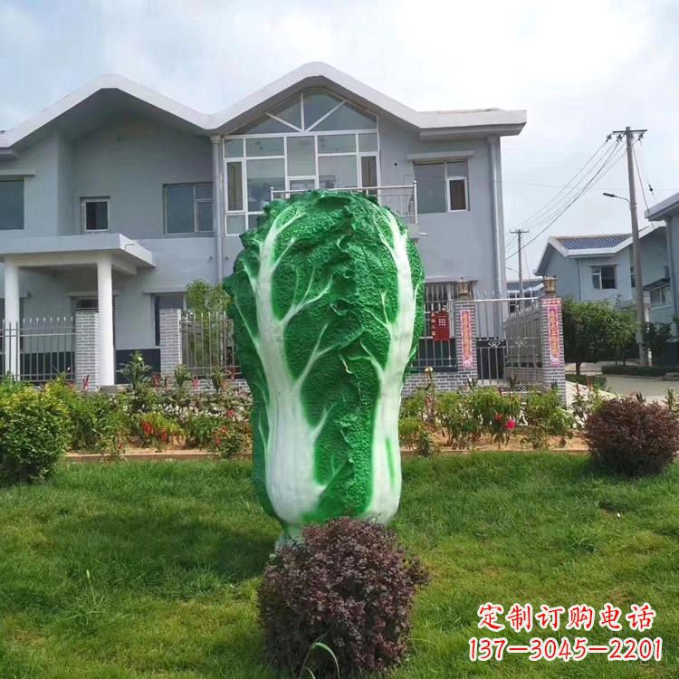 江西新颖白菜雕塑点亮你的小区庭院