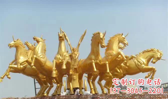 江西阿波罗战车铜雕