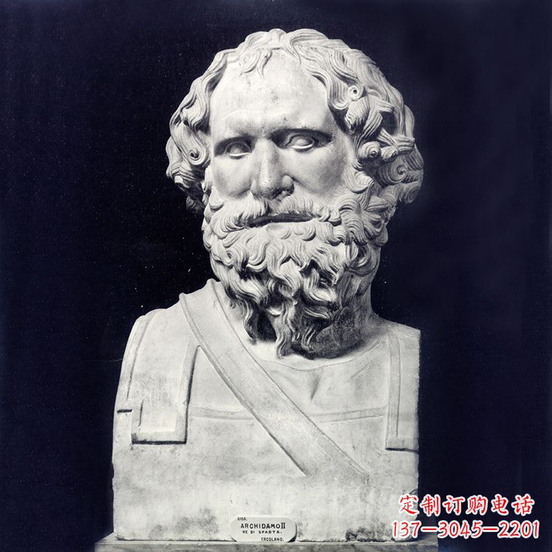 江西阿基米德石雕头像传承古典美学