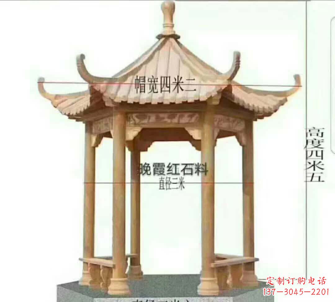 江西藏于凉亭的石雕之美