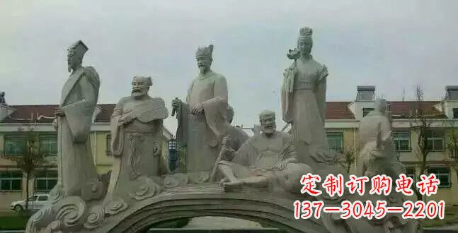 江西八仙过海石雕222
