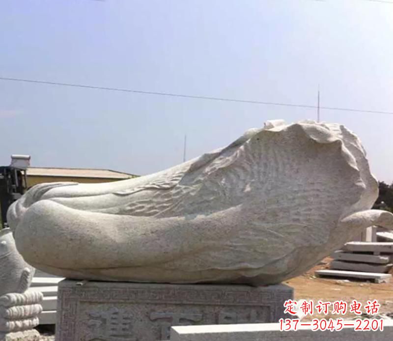 江西白菜大理石雕塑