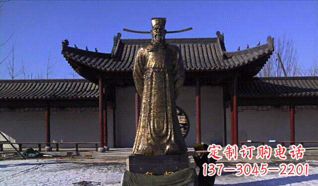 江西包拯古代名人铜雕