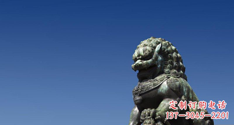 江西北京青铜狮子雕塑 (2)