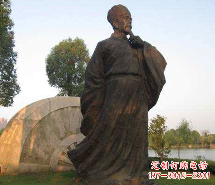 江西北宋文学家欧阳修铜雕