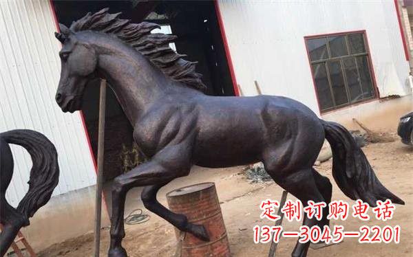 江西奔马铜雕222