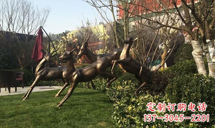 江西“跃动的小鹿雕塑”