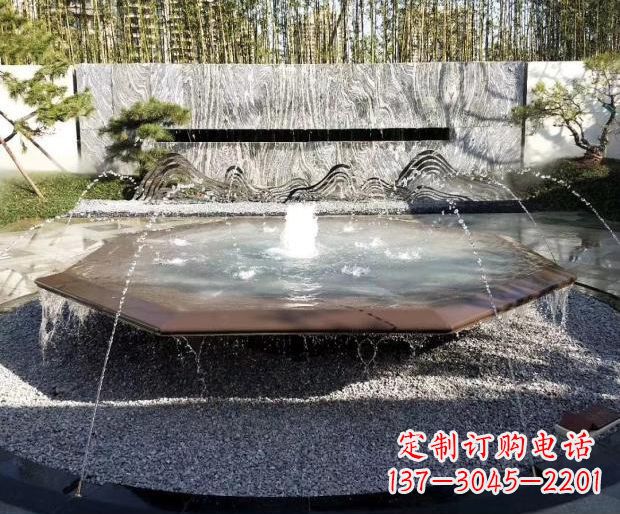 江西别墅不锈钢假山雕塑