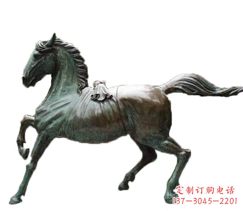 江西别墅动物飞马铜雕摆件
