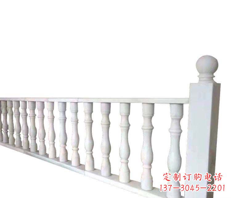 江西别墅汉白玉栏杆景观石雕