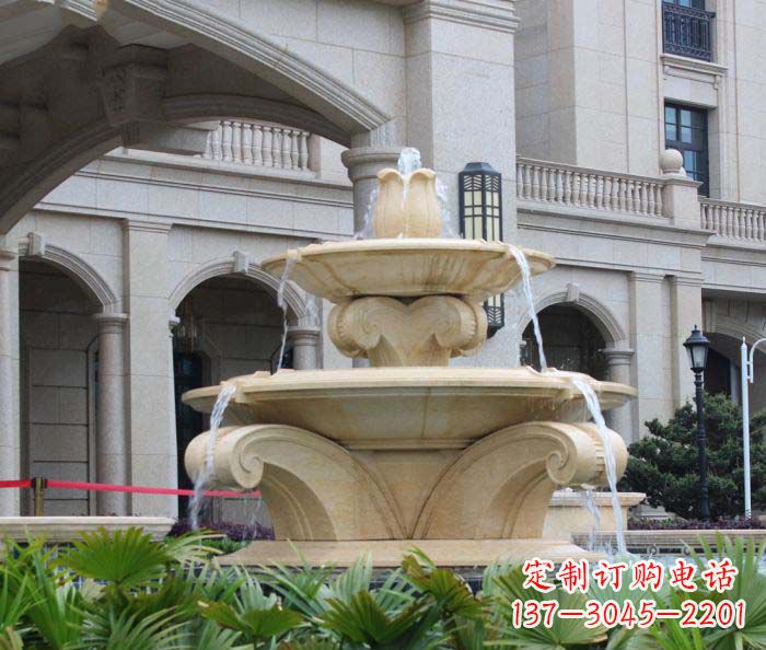 江西别墅景观欧式喷泉石雕_1