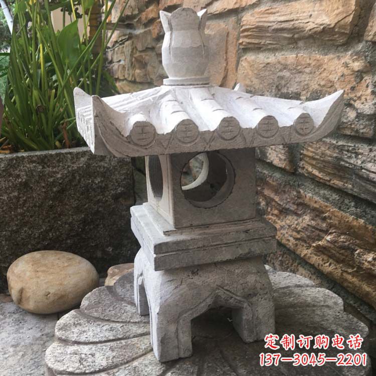 江西别墅园林石灯