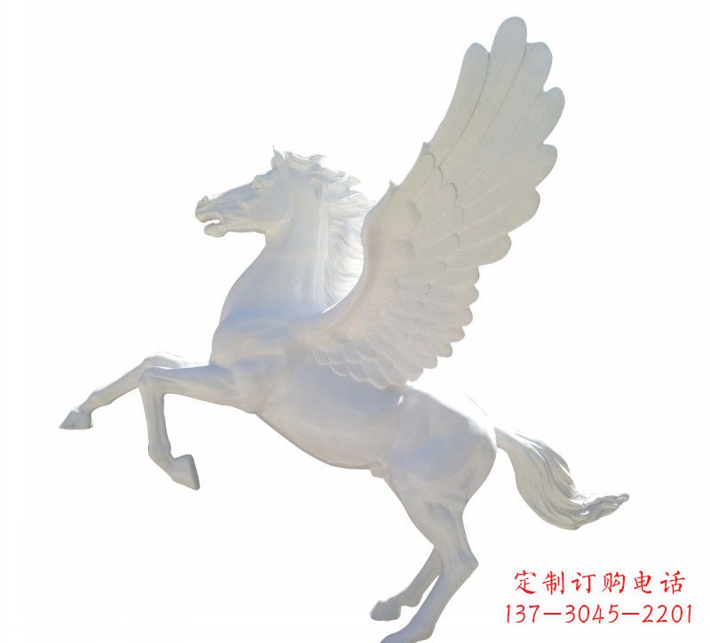 江西玻璃钢白色飞马