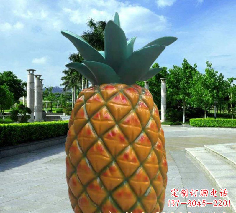 江西玻璃钢菠萝灯