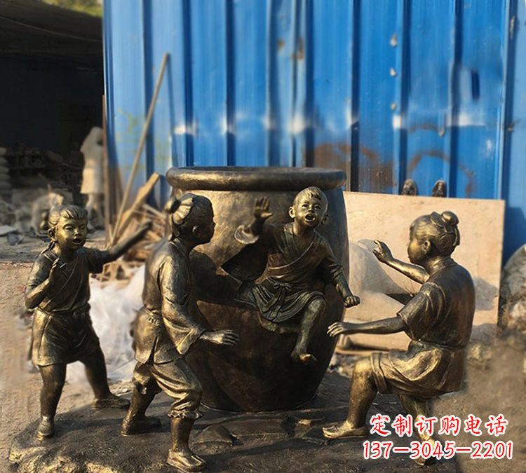江西玻璃钢仿铜司马光砸缸