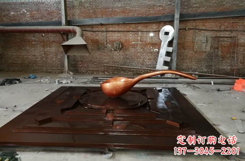 江西玻璃钢仿铜司南案例