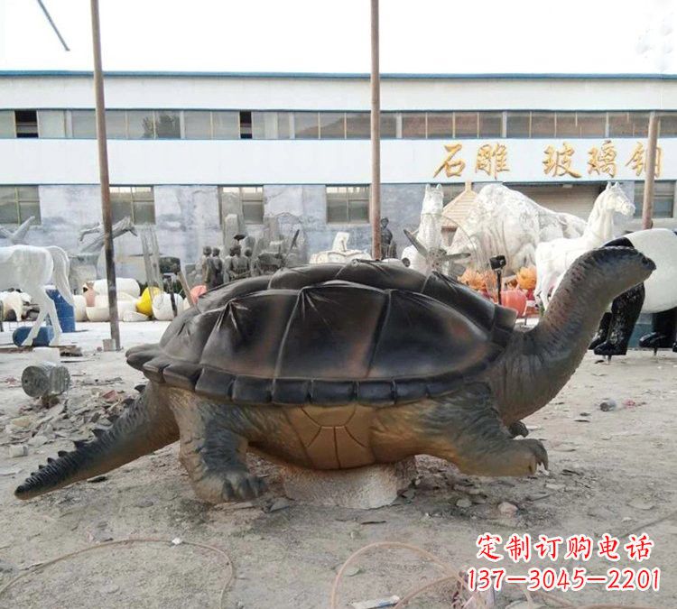 江西玻璃钢仿真大型乌龟雕塑