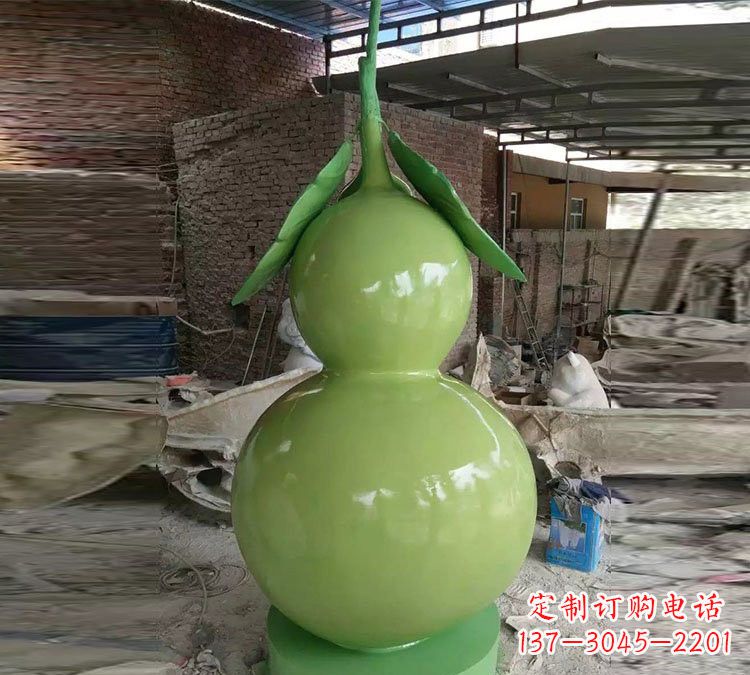 江西玻璃钢仿真葫芦雕塑