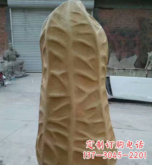 江西玻璃钢精美花生雕塑