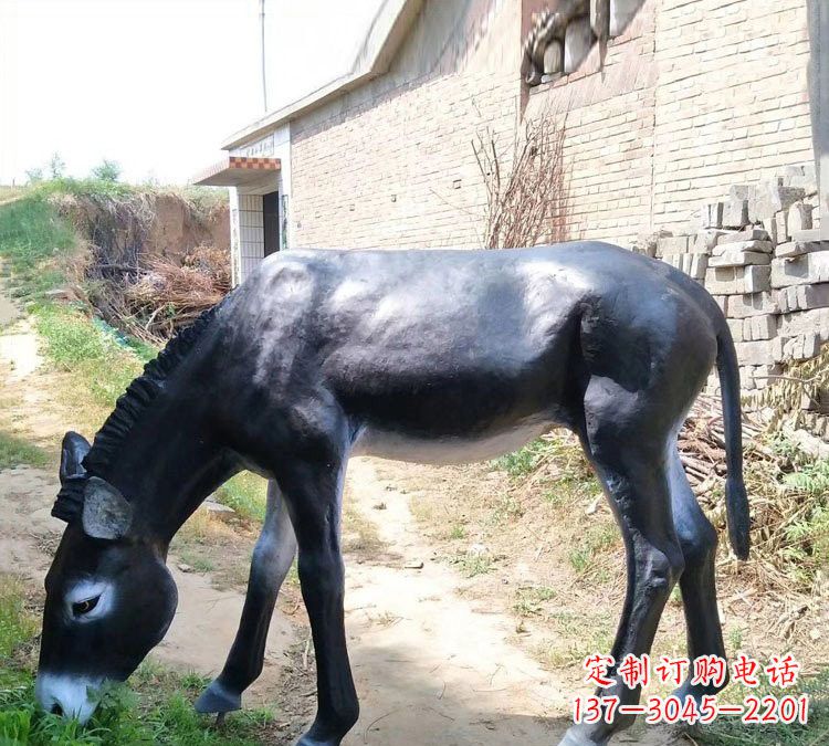 江西玻璃钢仿真毛驴