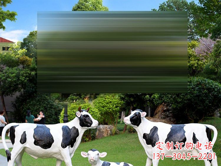 江西玻璃钢仿真奶牛