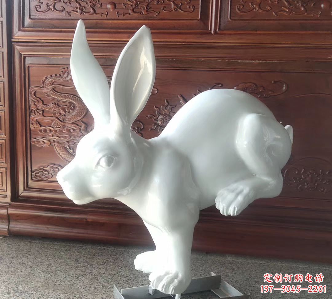 江西玻璃钢仿真生肖兔