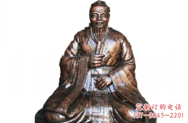 江西玻璃钢古代名人孔子雕像