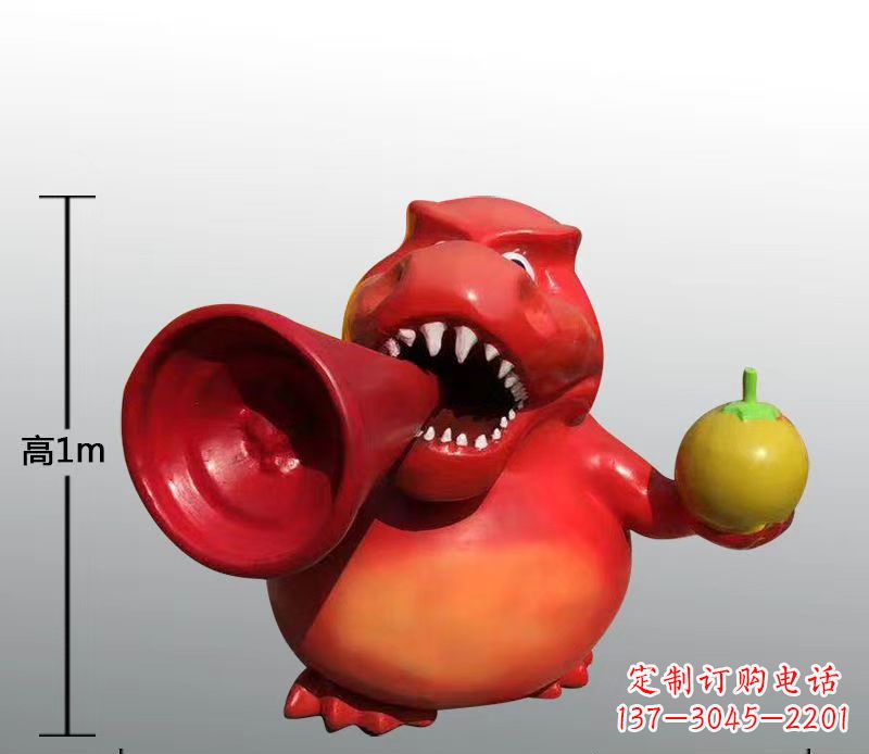 江西玻璃钢卡通仿真动物雕塑