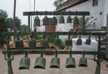 江西编钟古铜雕仿古精美音乐器