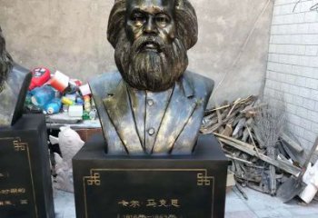 江西玻璃钢铸就的马克思雕塑