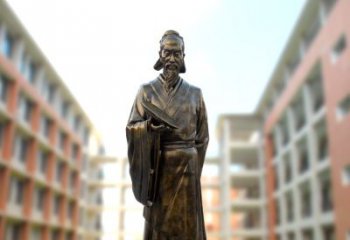 江西祖冲之雕像——传承校园历史的象征