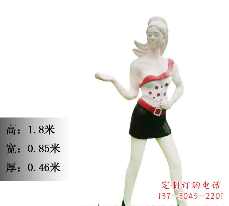 江西玻璃钢美女雕塑