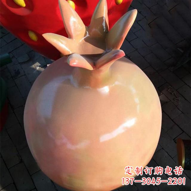 江西玻璃钢石榴雕塑