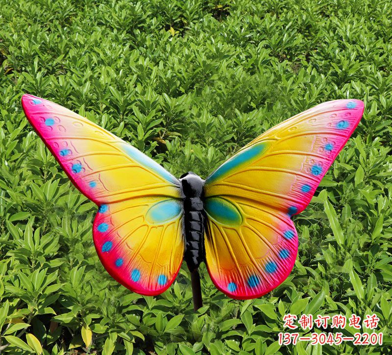 江西玻璃钢树脂仿真蝴蝶插件