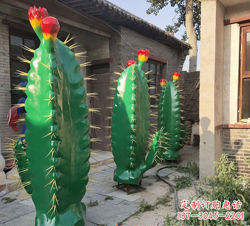 江西仙人掌雕塑玻璃钢的艺术精品