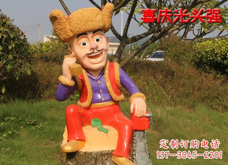 江西玻璃钢熊大熊二光头强