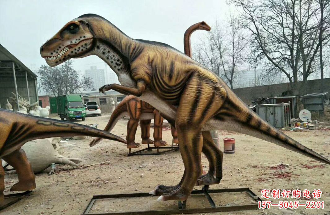 江西玻璃钢艺术仿真恐龙雕塑