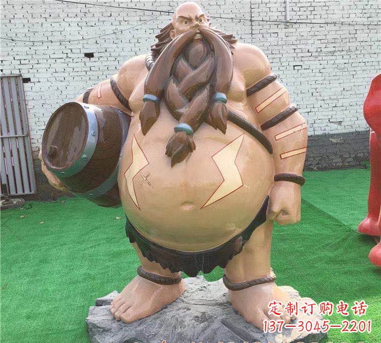 江西玻璃钢英雄联盟人物雕塑