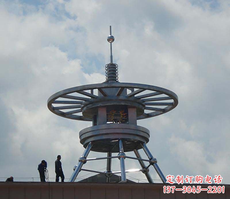 江西不锈钢避雷针造型景观雕塑