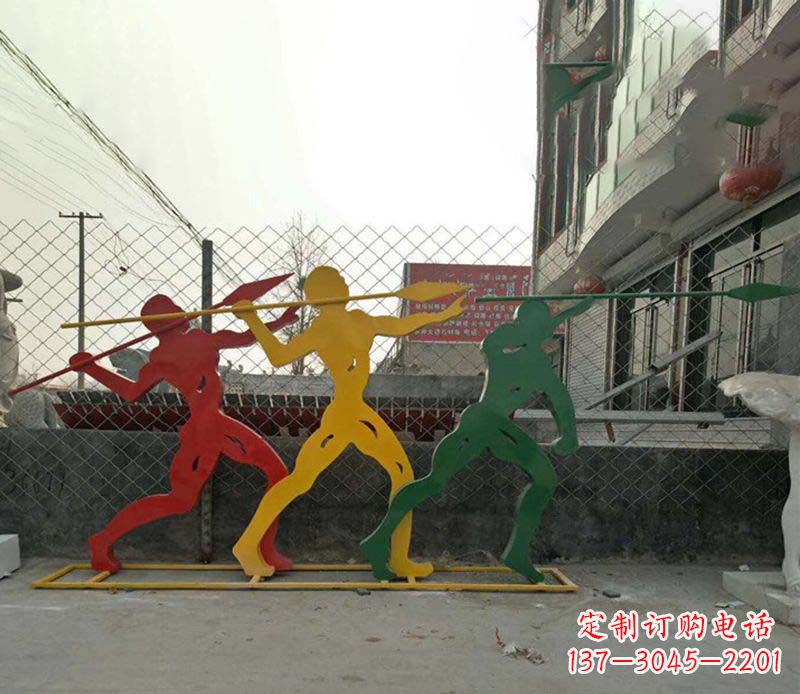 江西不锈钢标枪雕塑