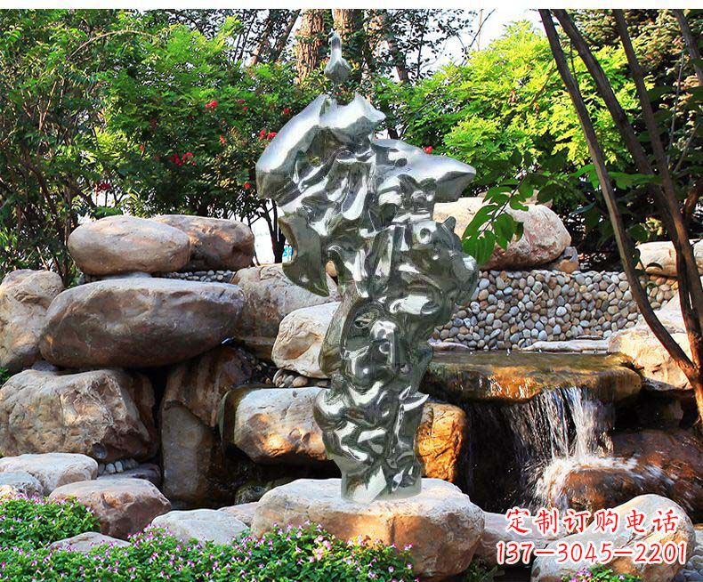 江西不锈钢别墅景观太湖石雕塑