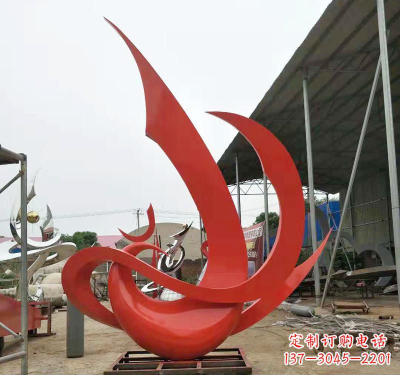 江西不锈钢彩色凤凰雕塑传承东方美学