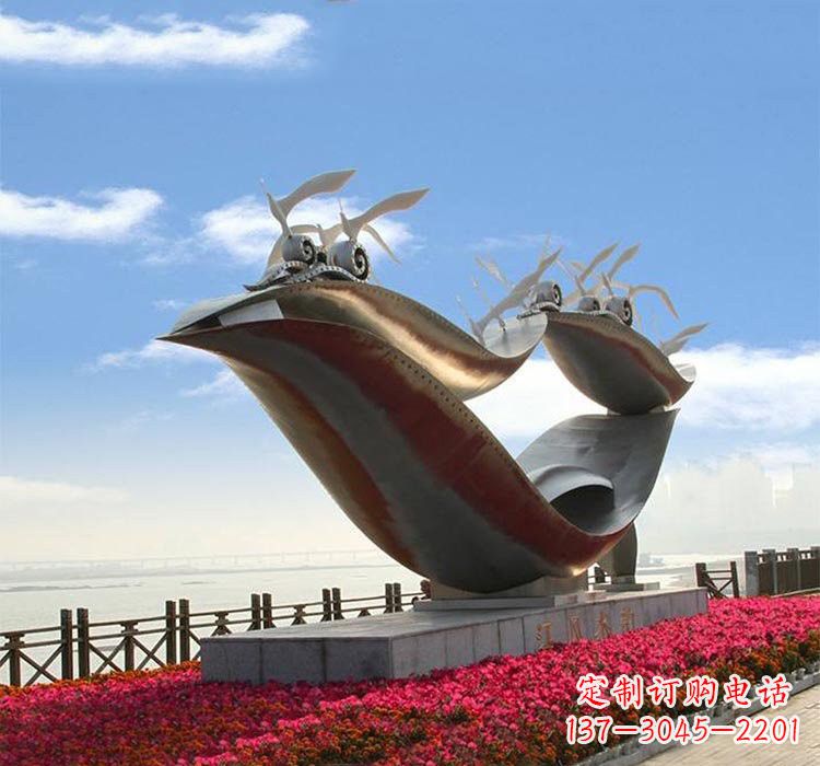 江西海鸥雕塑——点缀不锈钢城市