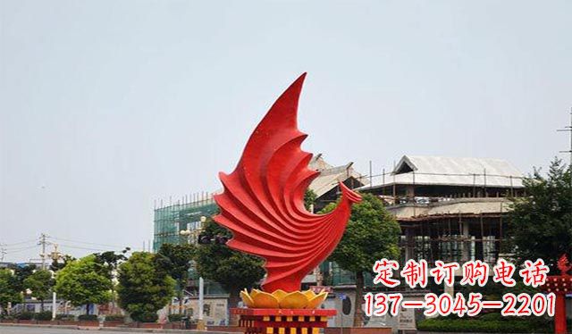 江西不锈钢城市凤凰摆件