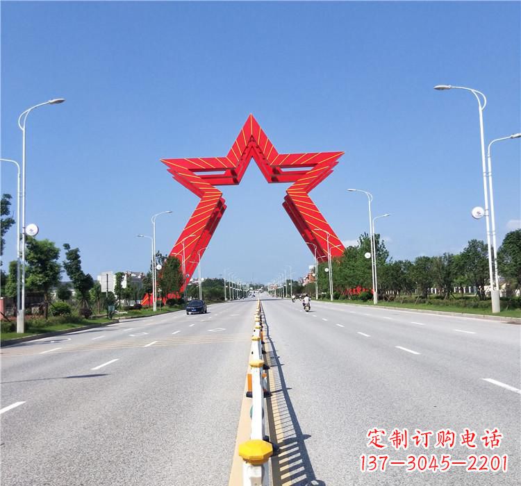 江西不锈钢城市拱门雕塑