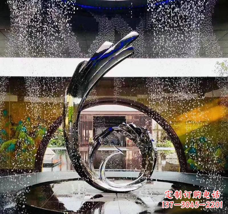 江西不锈钢城市景观喷泉雕塑