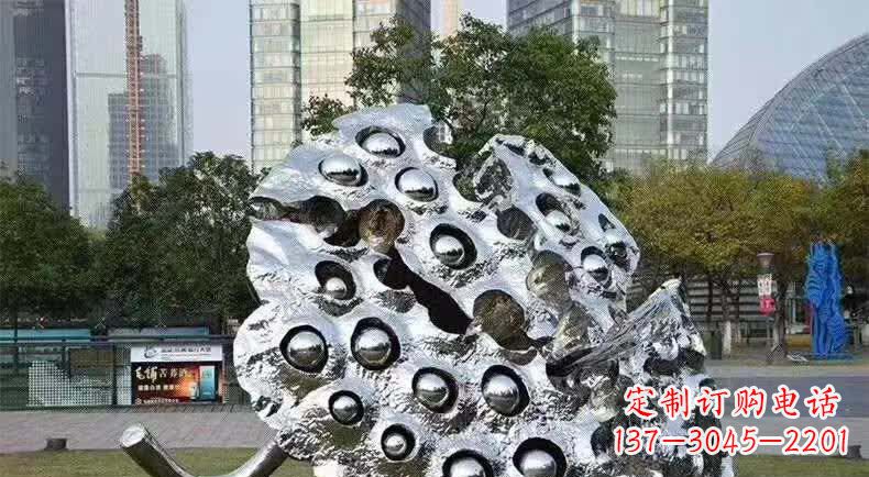 江西不锈钢城市莲蓬雕塑1