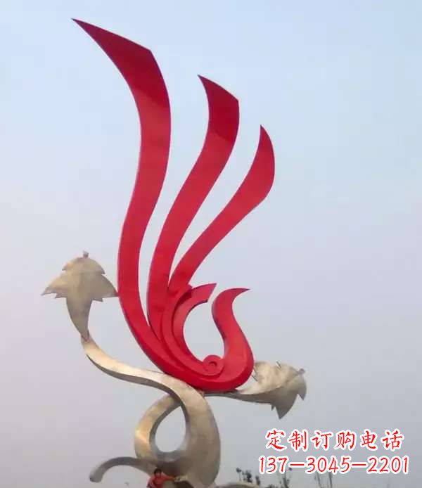 江西不锈钢城市铁艺凤凰雕塑