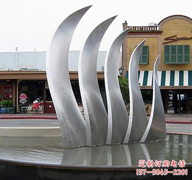 江西不锈钢城市艺术翅膀雕塑